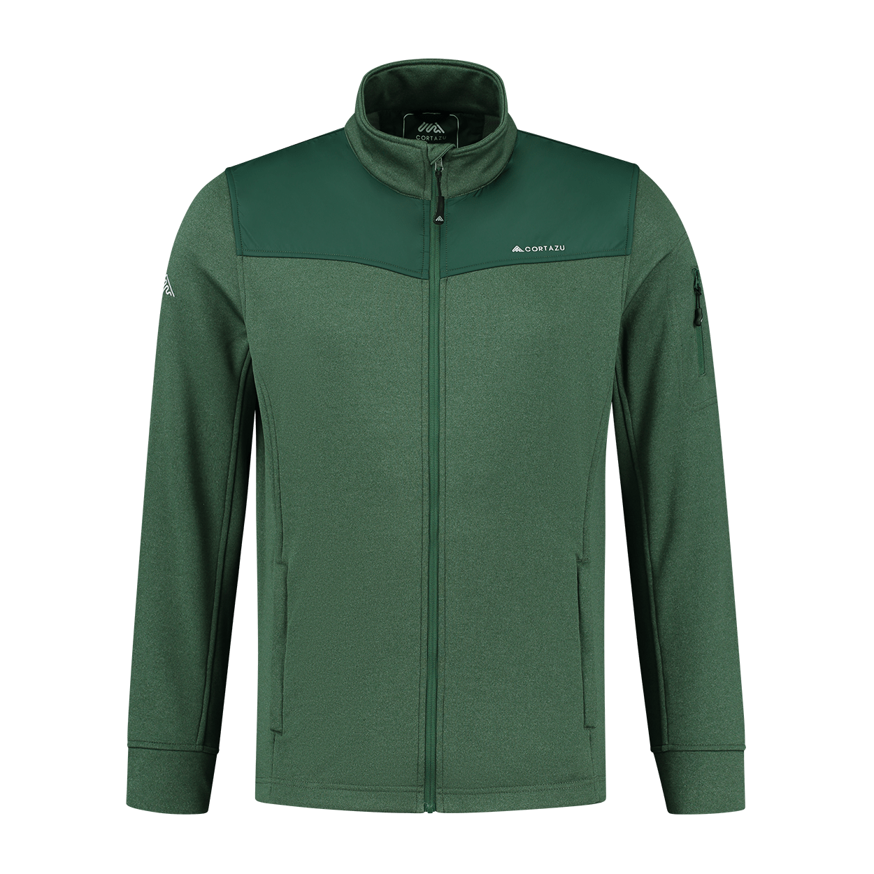 Hybrid Fleece jacket Dark Green | Men